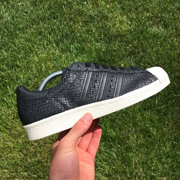 Adidas Superstar 80 Shell Toe Snake - Picture 1 of 4